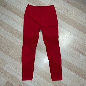 Xs red leggings